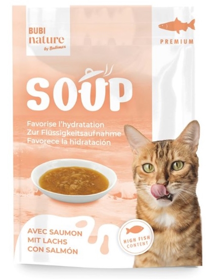 Picture of Bubimex Cat Salmon Soup – Tasty & Nutritious Wet Food Pouch